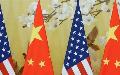 the flags of china and the us photo anadolu agency